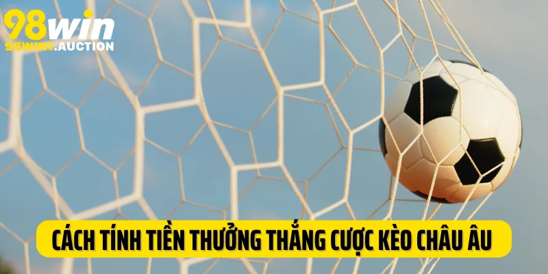 Cách tính tiền thưởng thắng cược kèo Châu Âu dễ hiểu