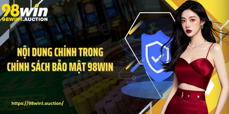 Nội dung chính trong chính sách bảo mật 98win